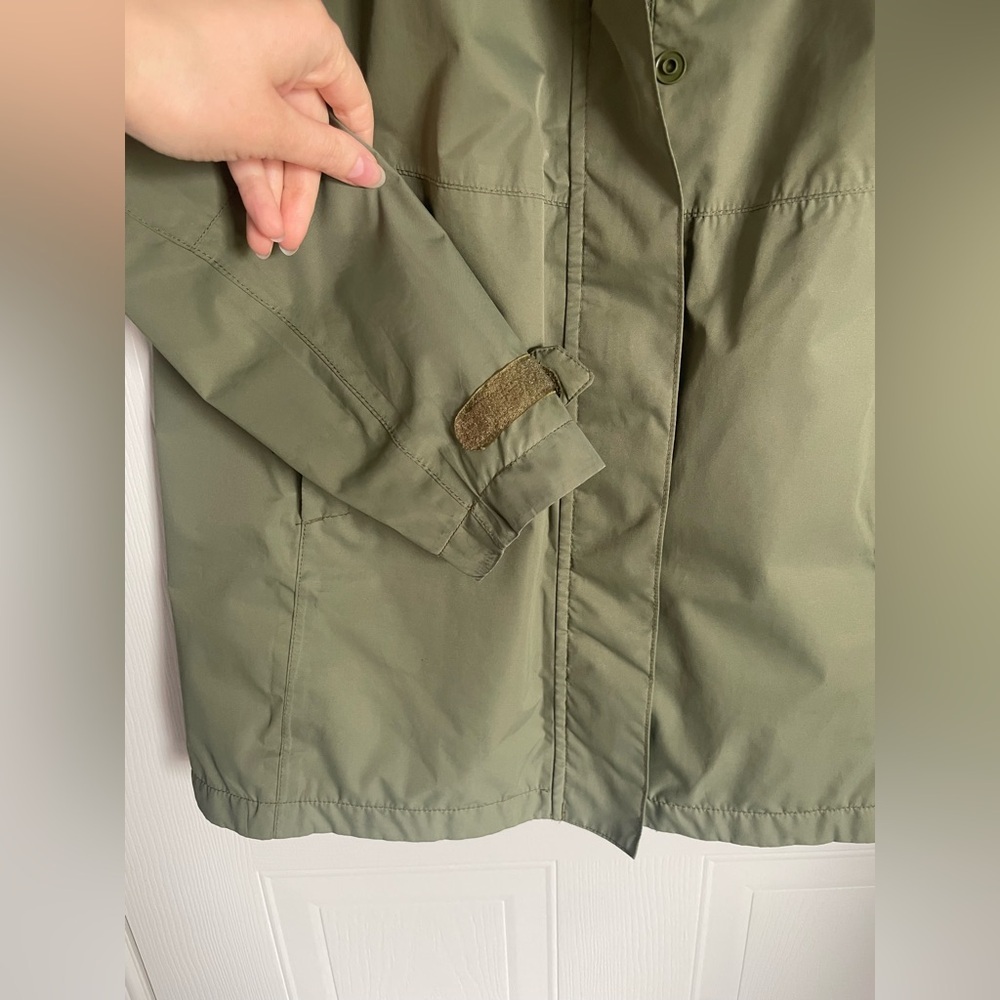 Gorpcore Woods Hooded Rain Jacket Windbreaker Olive Green M - Picture 6 of 16